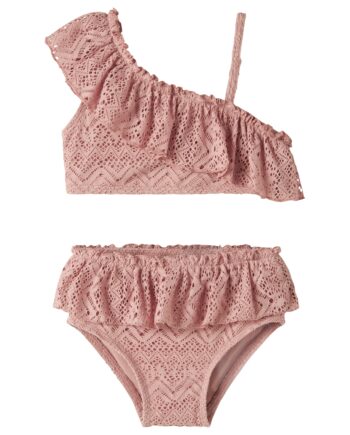 Lil Atelier Feline Swim Set Misty Rose 92 Cm