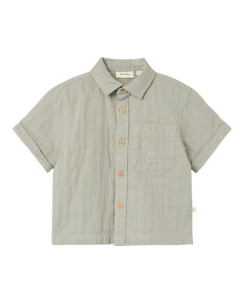Lil Atelier Felix Loose Shirt Forest Fog 92 Cm