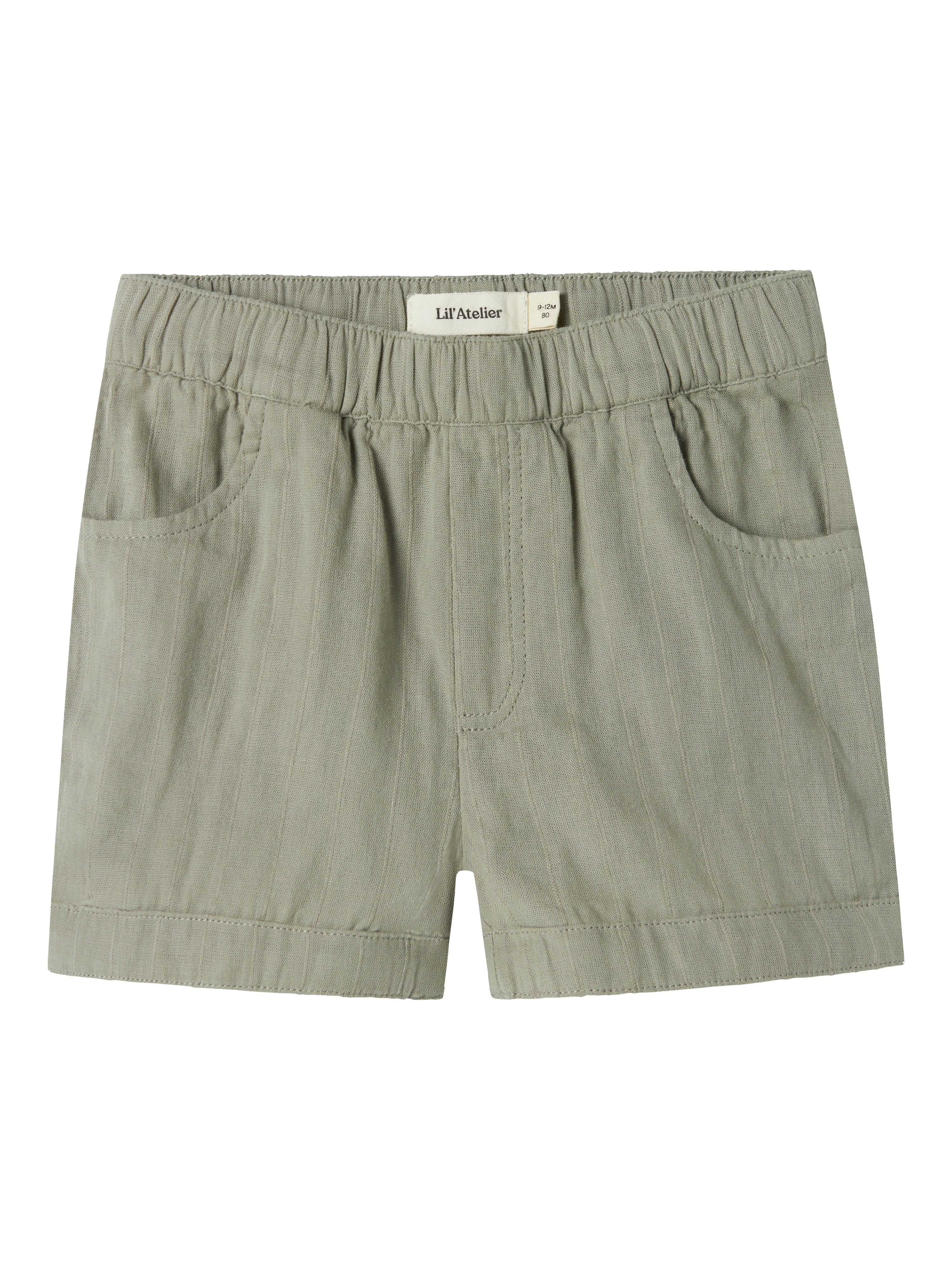 Lil Atelier Felix Loose Shorts Forest Fog 56 Cm