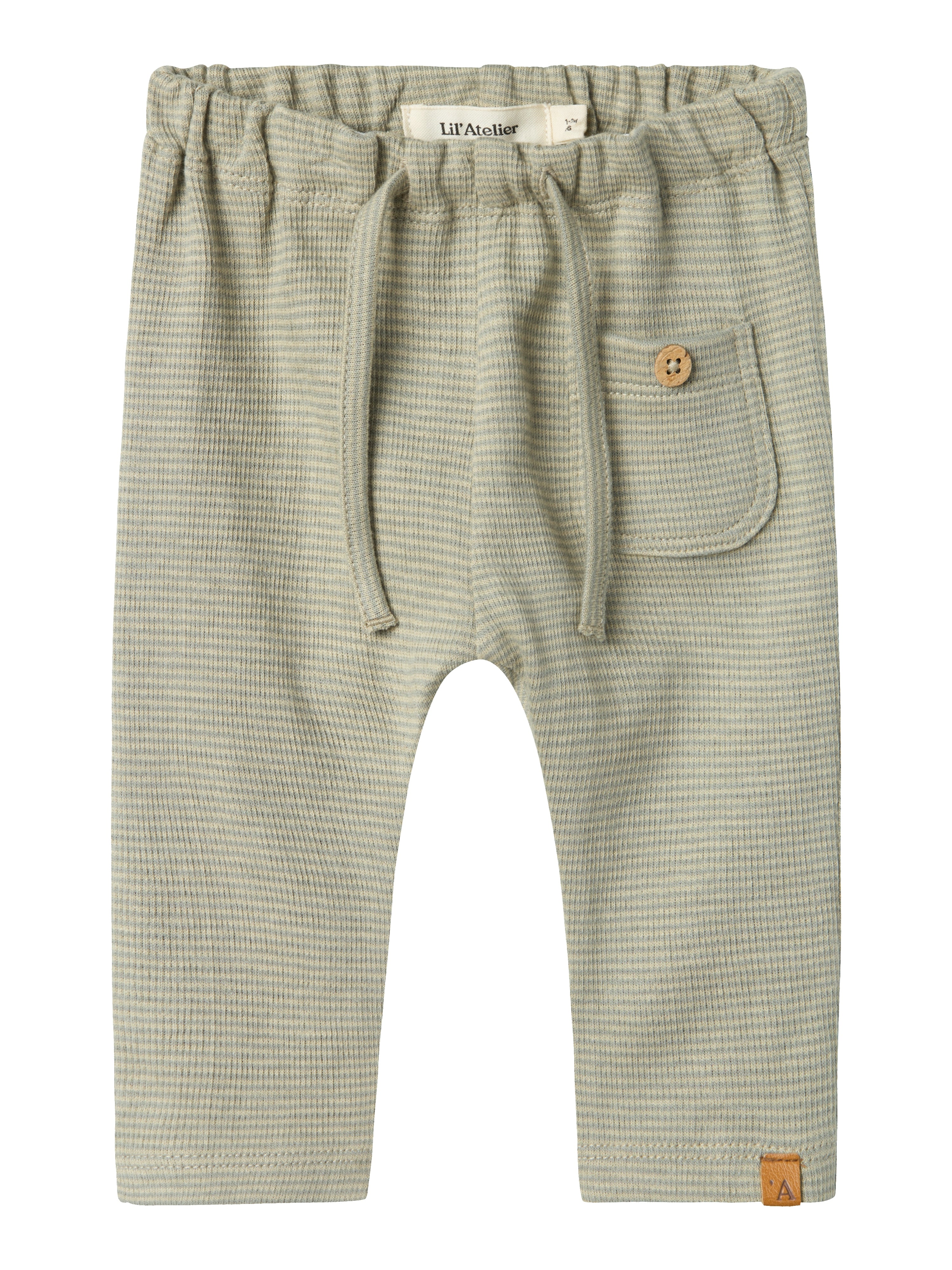 Lil Atelier Feng Loose Pants Moss Gray 56 Cm