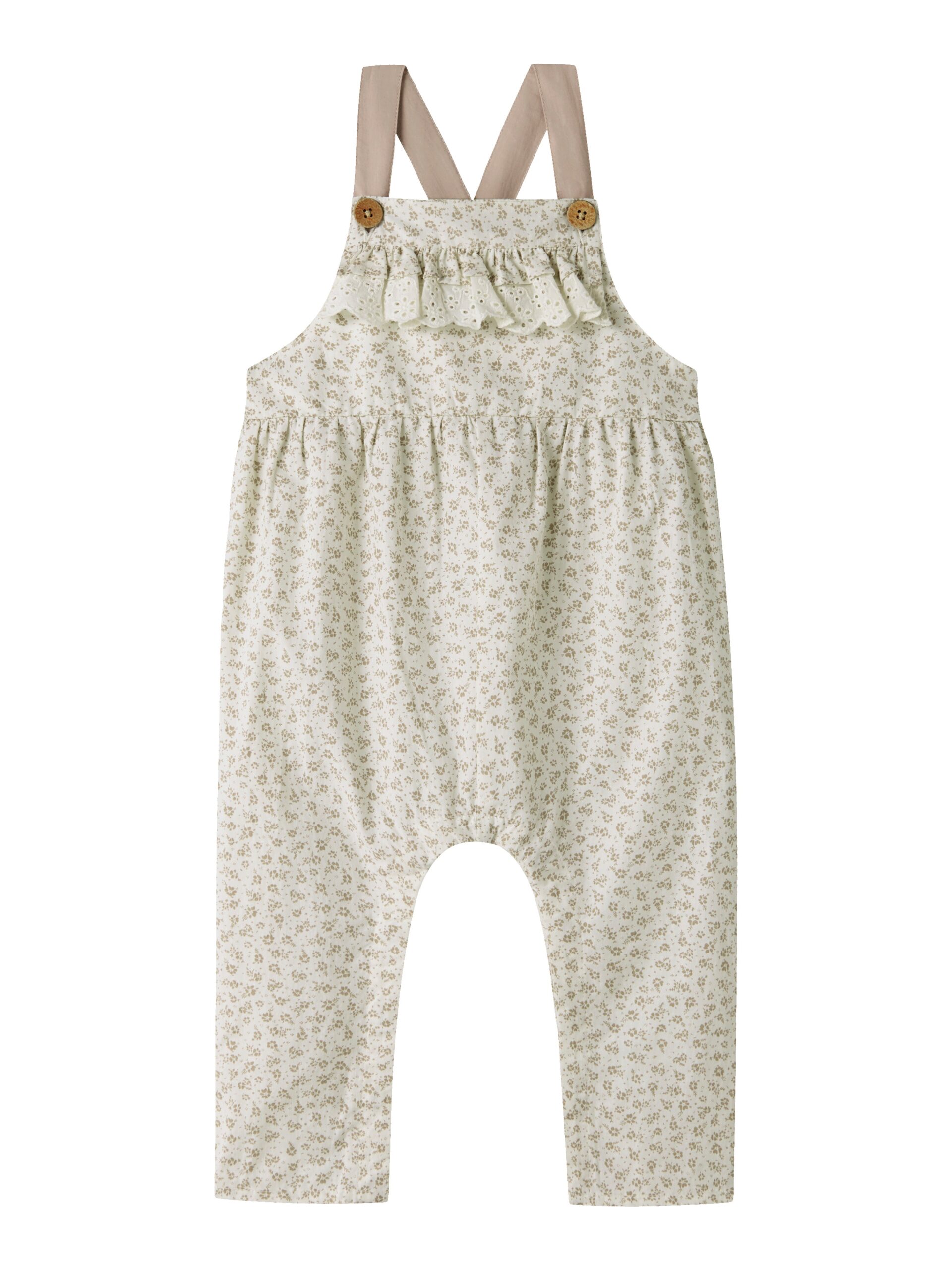 Lil Atelier Fjola Loose Overall Coconut Milk 56 Cm