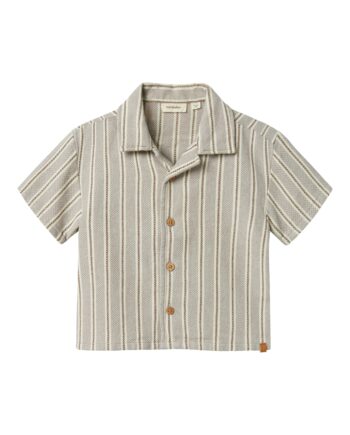 Lil Atelier Frede Loose Shirt Mourning Dove 92 Cm