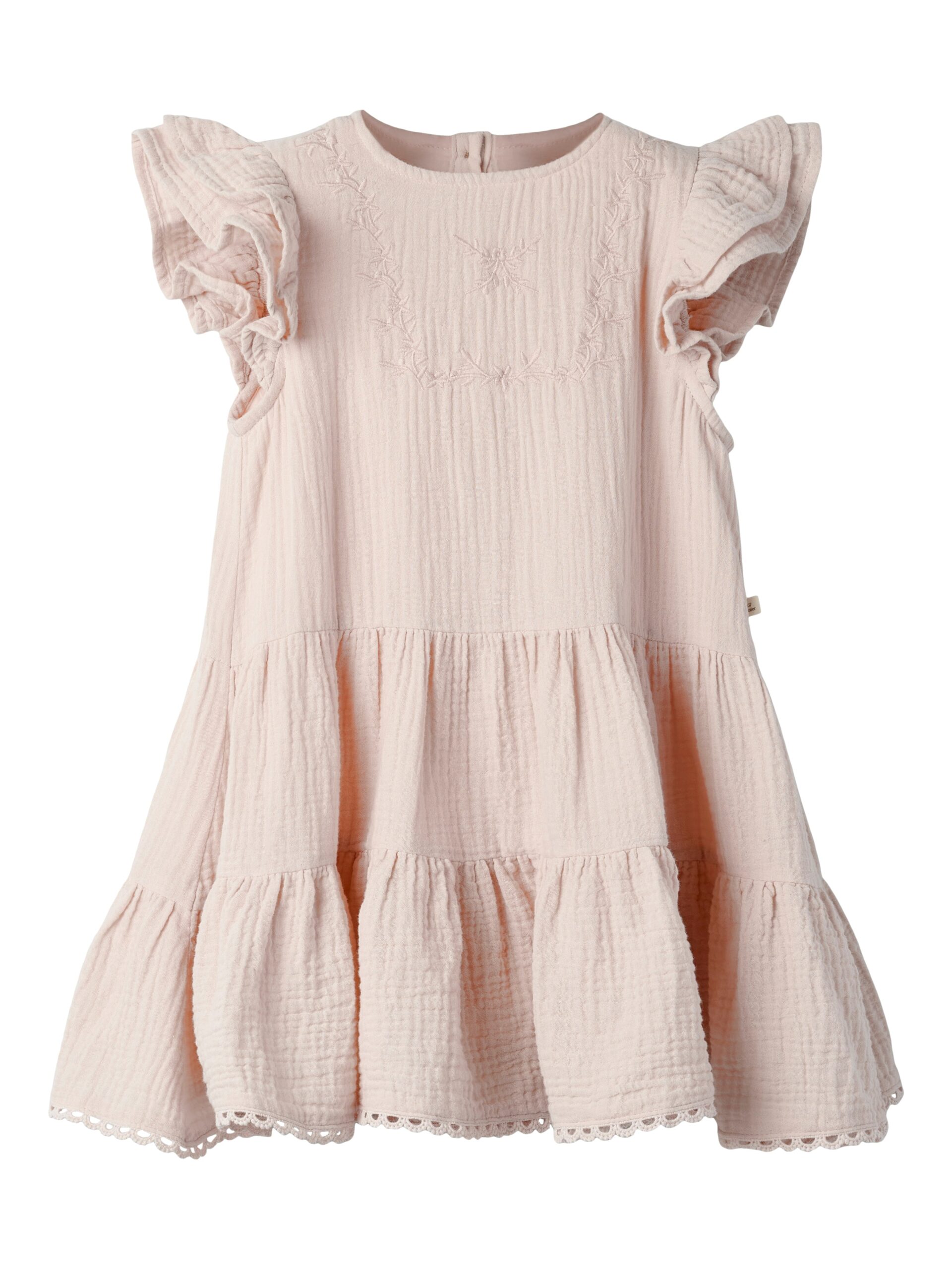 Lil Atelier Fulina Ss Loose Dress Peach Whip 92 Cm