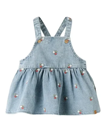 Lil  Atelier Funda Jeanskjole Medium Blue Denim 80