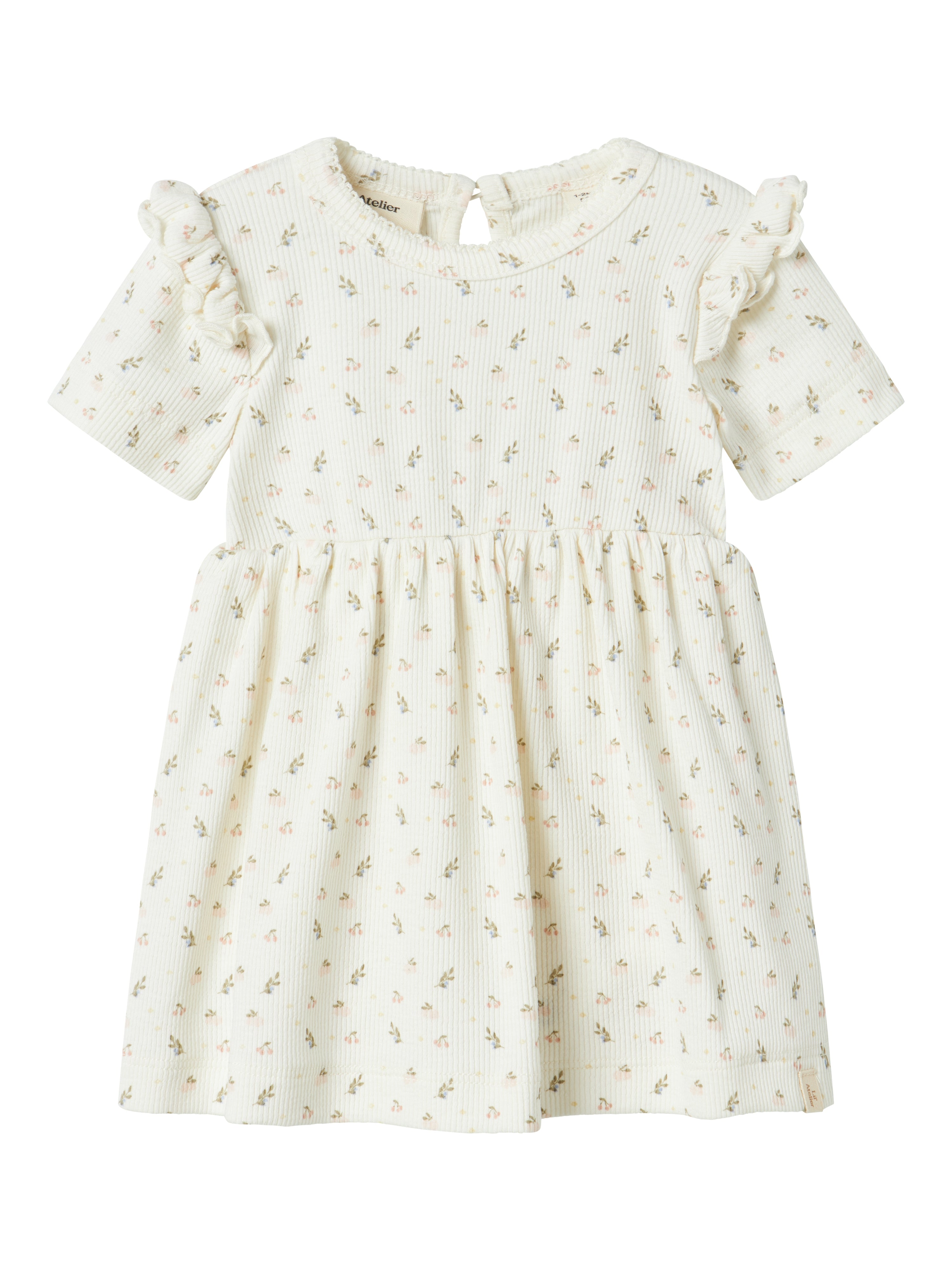 Lil Atelier Gago Kef Ss Body Dress Coconut Milk 56 Cm