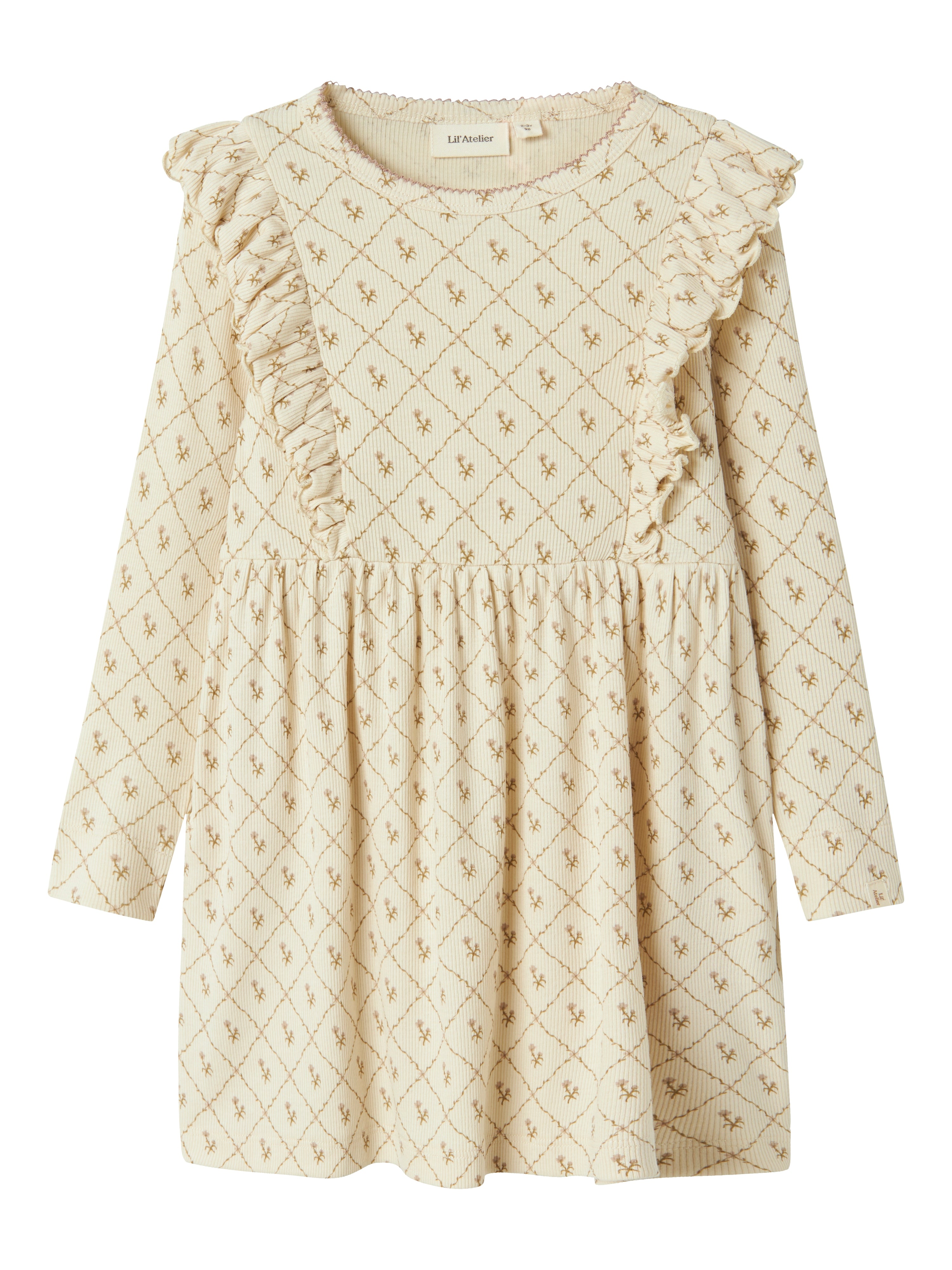 Lil Atelier Gago Kne Dress Turtledove 92 Cm