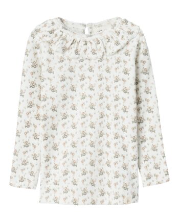 Lil Atelier Gago Kni Slim Shirt Coconut Milk 92 Cm
