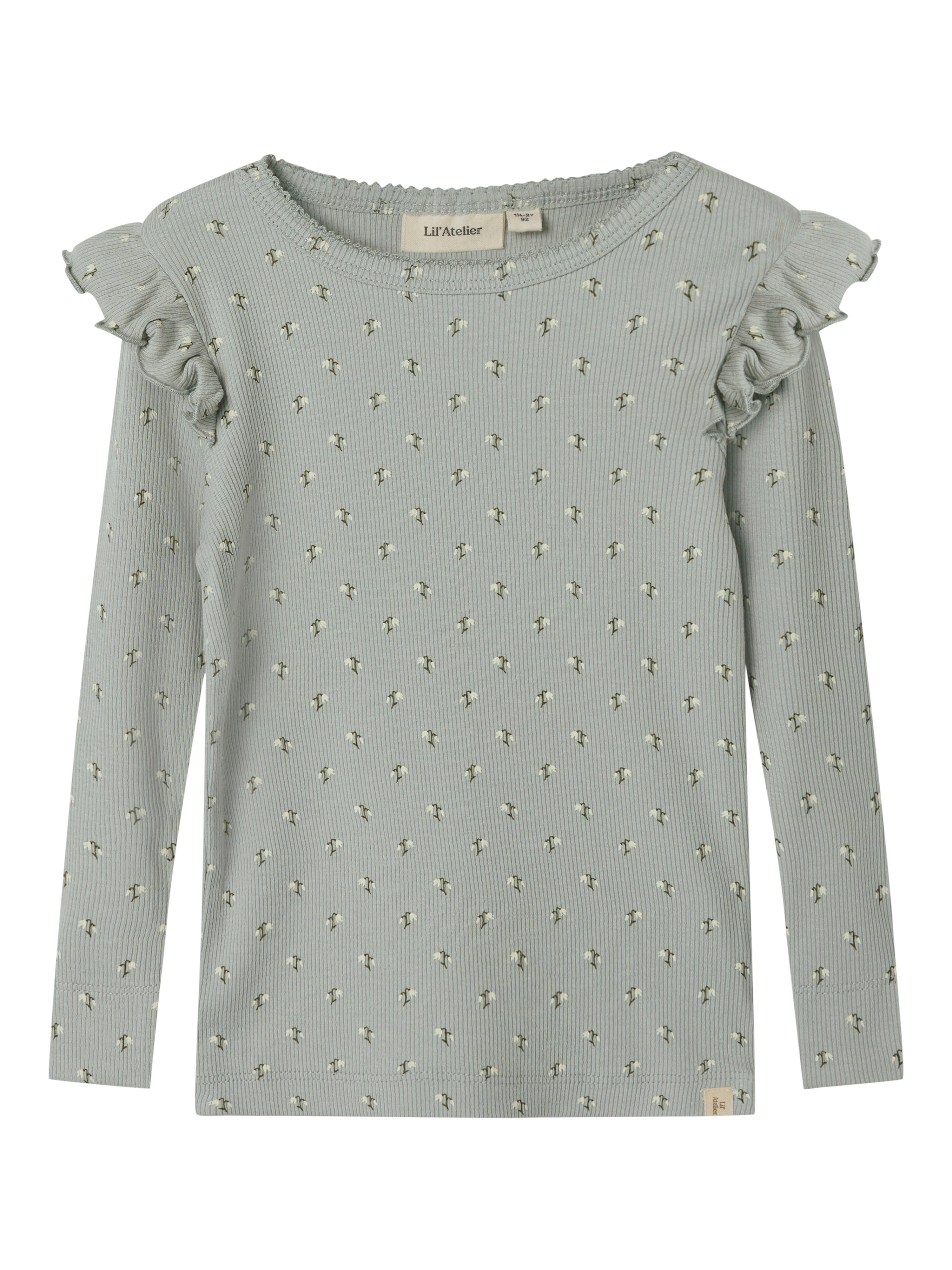 Lil Atelier Gago Kuo Slim Shirt Mirage Gray 92 Cm