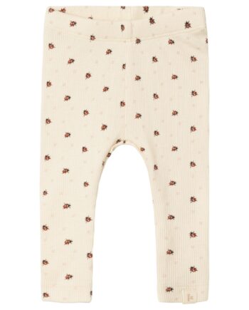 Lil Atelier Gago Kye Slim Leggings Med Mariehøne Whitecap Gray 56 Cm
