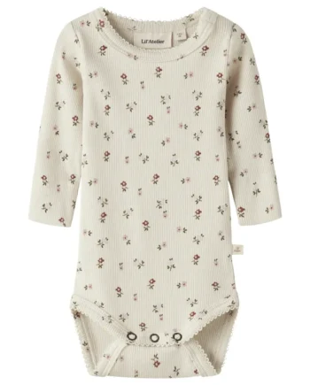 Lil  Atelier Gago Langærmet Body Slim Turtledove 68
