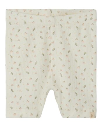 Lil Atelier Gago Slim Biker Shorts Coconut Milk 92 Cm