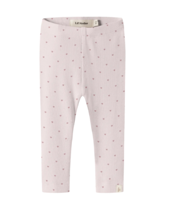 Lil Atelier Gago Slim Leggings Noos Hushed Violet Heart 56 Cm