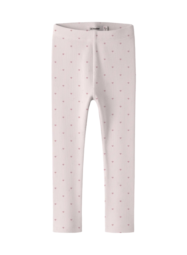 Lil Atelier Gago Slim Leggings Noos Hushed Violet Heart 92 Cm