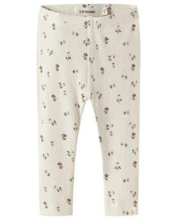 Lil Atelier Gago Slim Leggings Noos Turtledove Flower 56 Cm