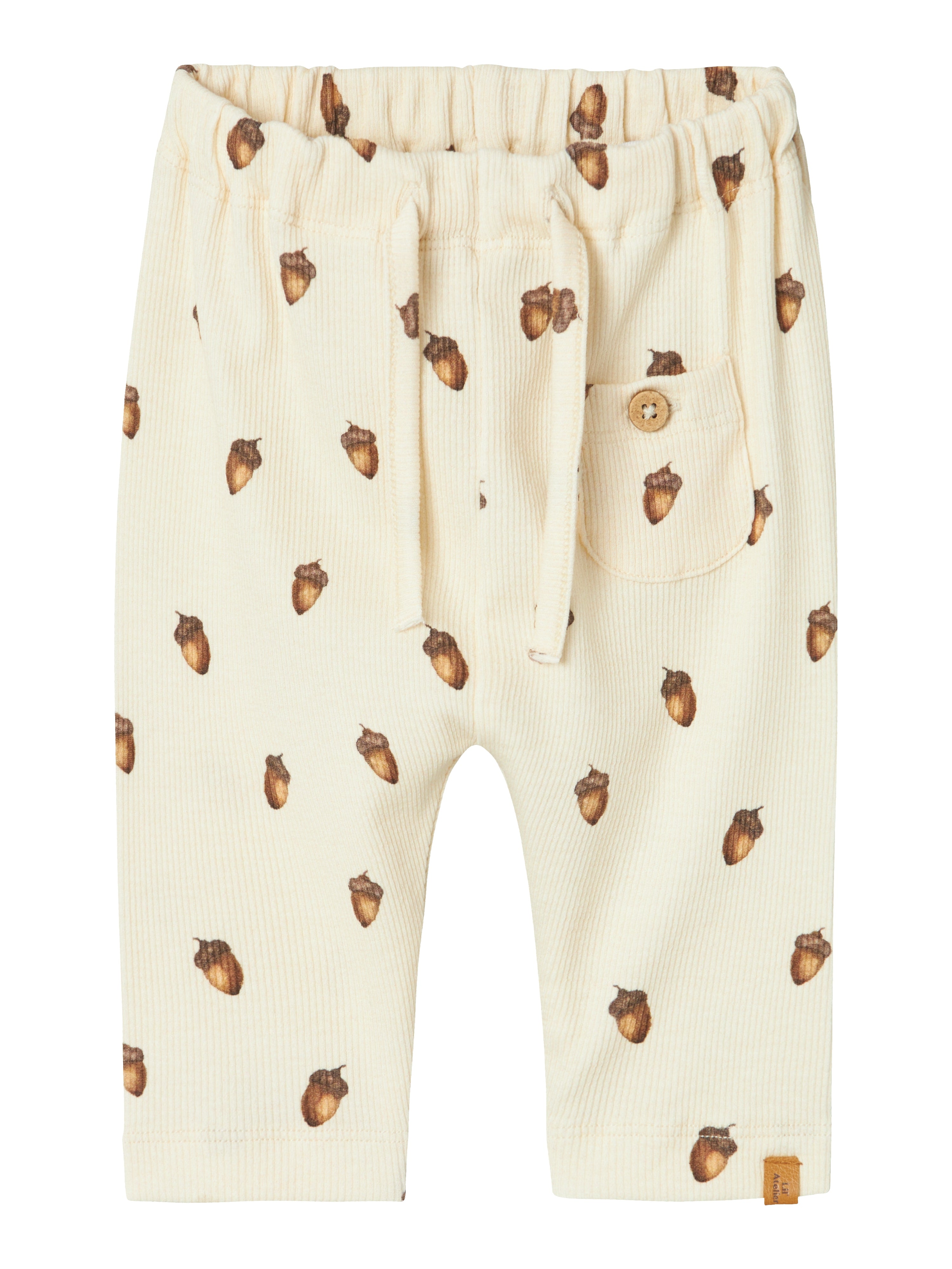 Lil Atelier Gavo Elf Loose Pants Turtledove Acorn 56 Cm