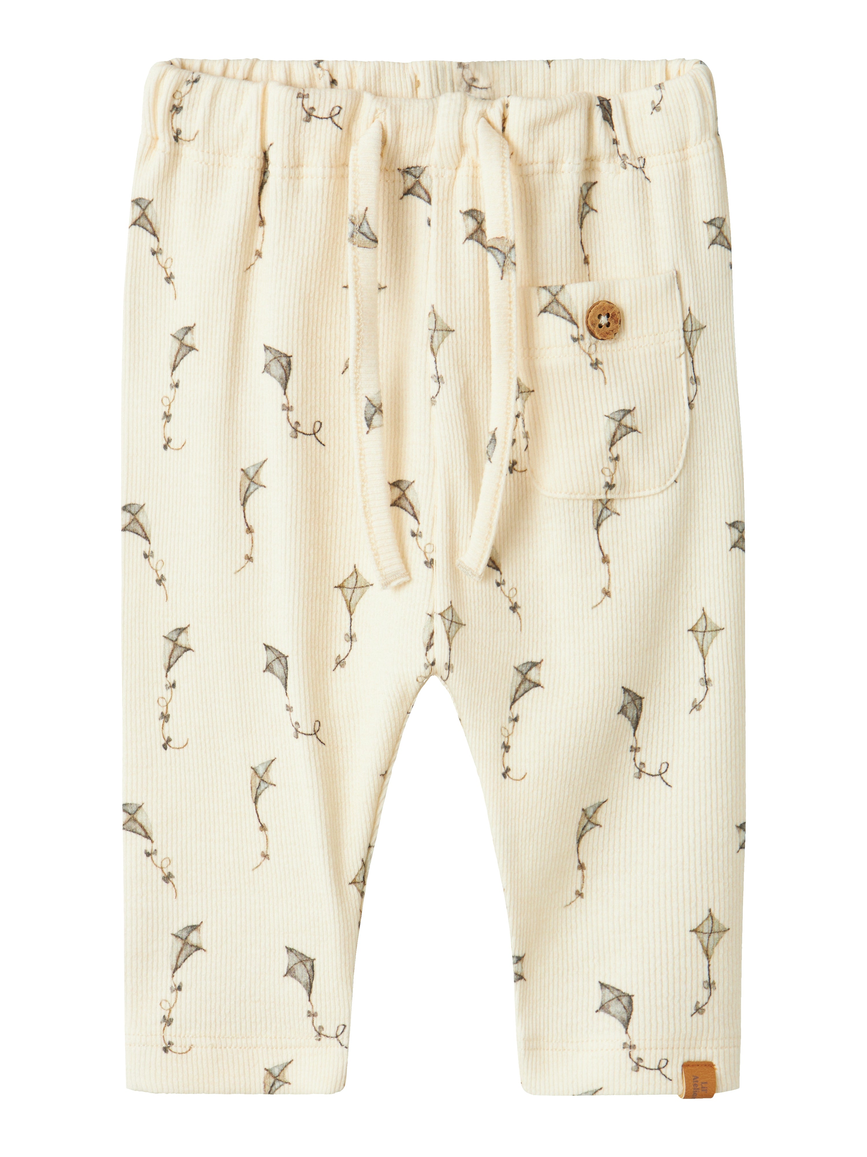 Lil Atelier Gavo Elo Loose Pants Noos Turtledove Kites 56 Cm