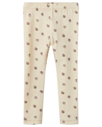 Lil Atelier Gaya Slim Leggings Fog Flower 92 Cm