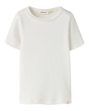 Lil Atelier Gayo Koj Ss Slim Top  Coconut Milk 92 Cm