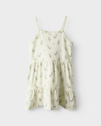 Lil Atelier Gayo San Strap Dress Coconut Milk Forget Med Not 92 Cm