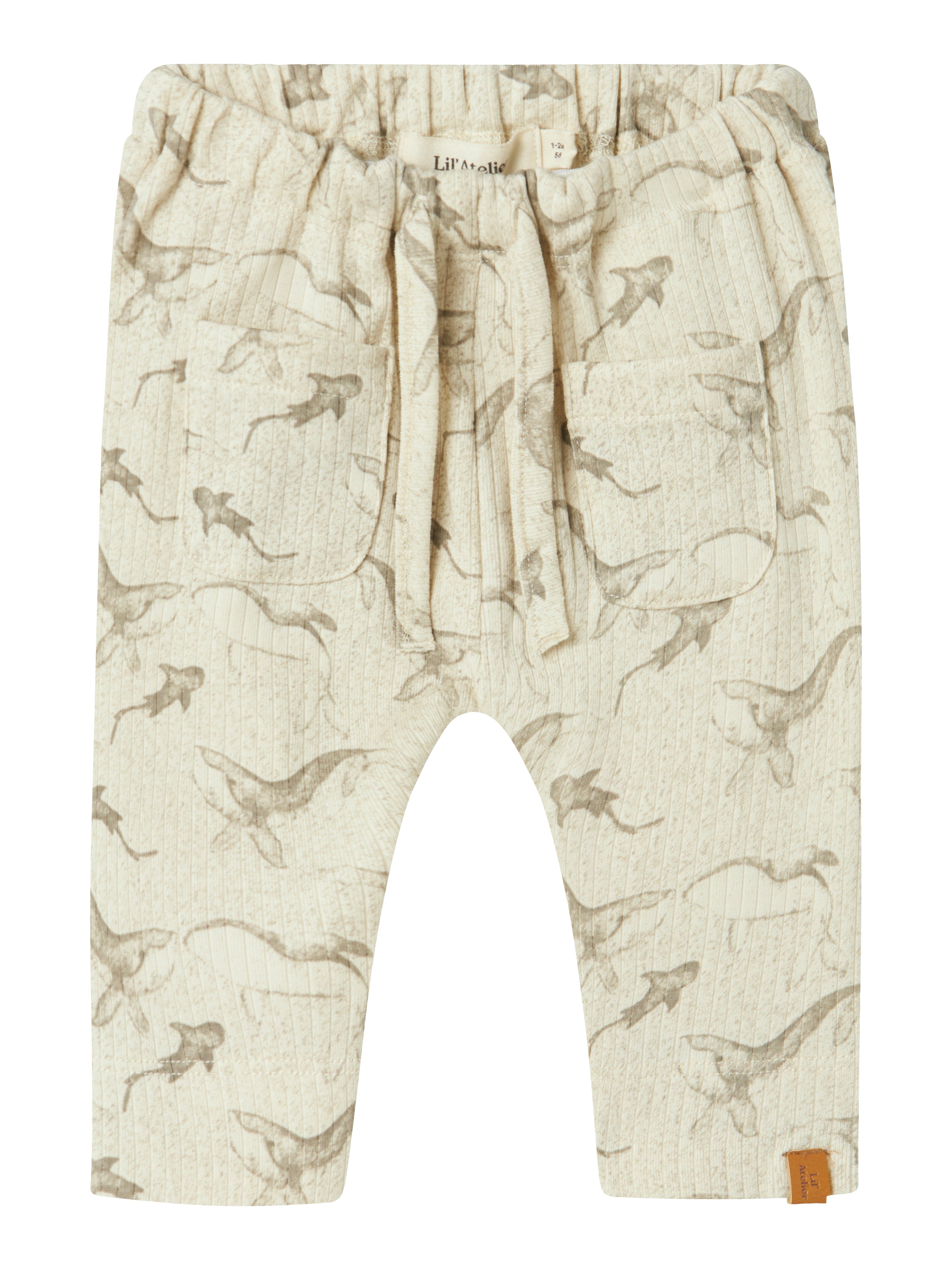Lil Atelier Gio Bop Loose Pant Turtledove 56 Cm