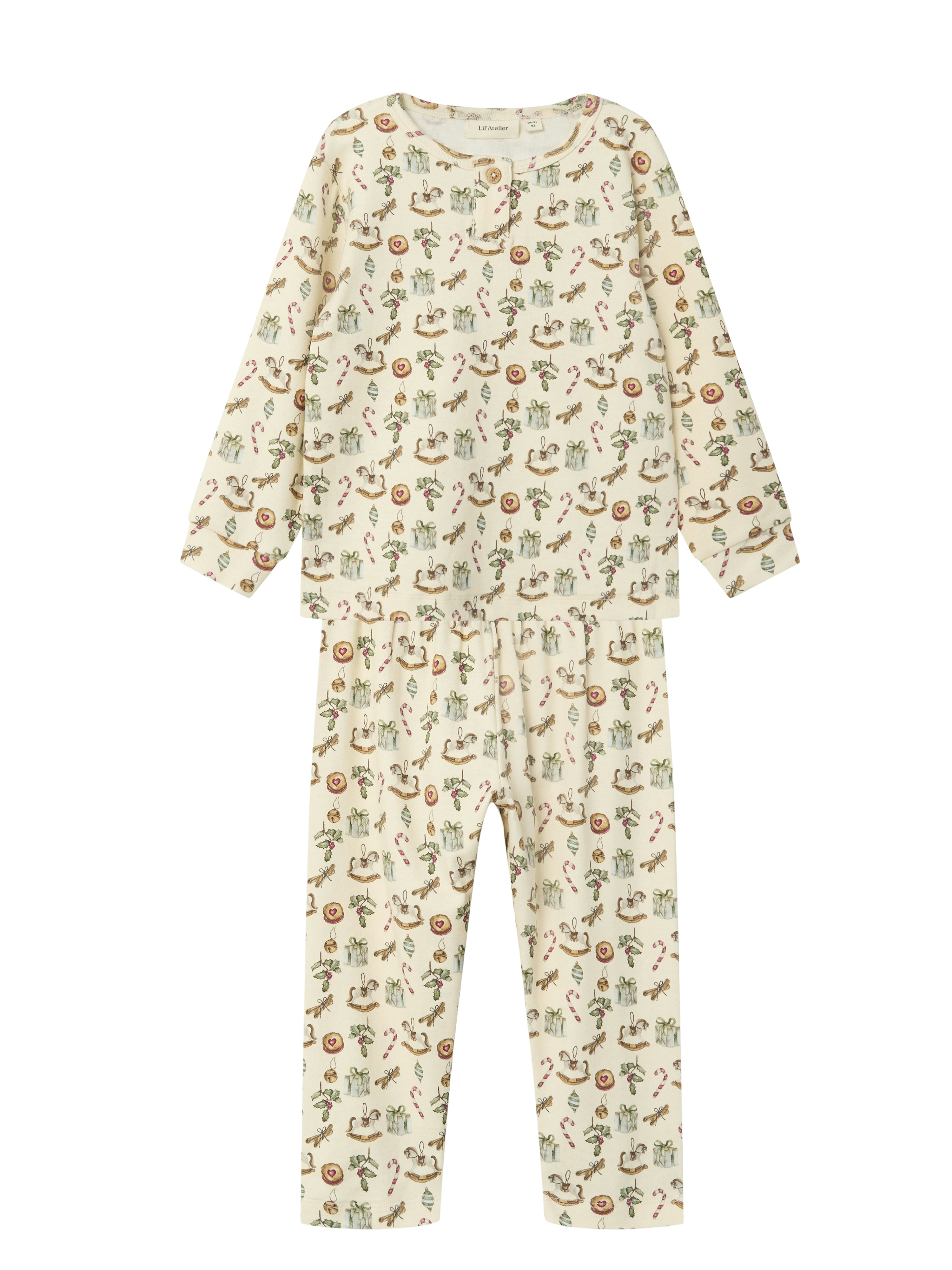 Lil Atelier Gio Natsæt Turtledove 92 Cm