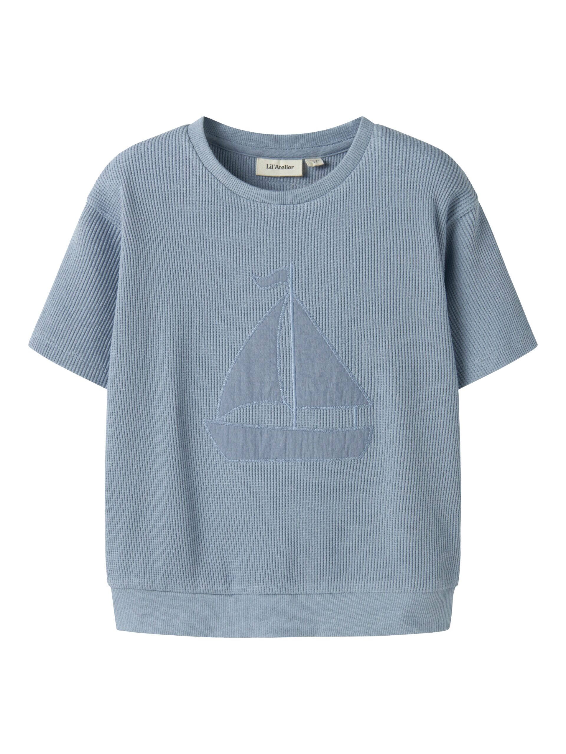 Lil Atelier Harun Ss Loose Sweat Dusty Blue 92 Cm