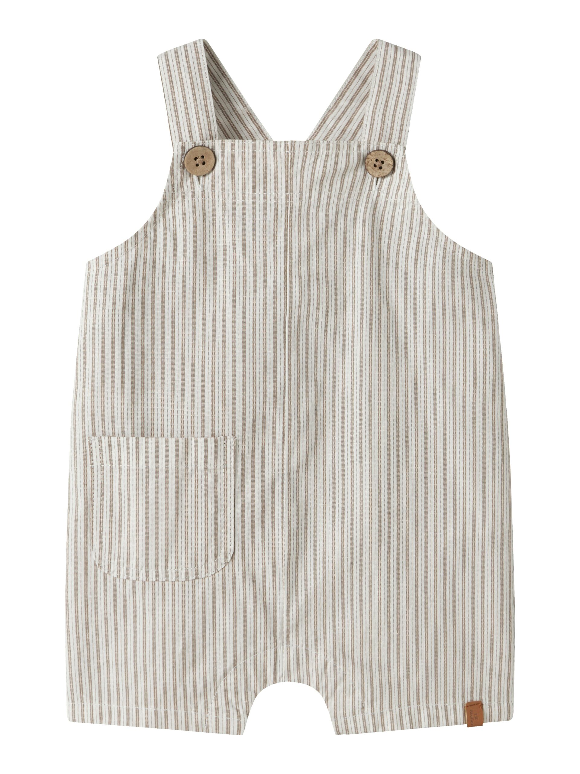 Lil Atelier Helo Loose Short Overall Coconut Milk 56 Cm