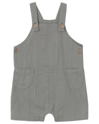 Lil Atelier Hessa Loose Overall Shorts Frost Gray 56 Cm