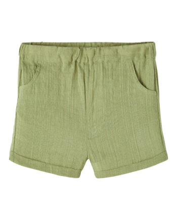 Lil Atelier Hessa Loose Shorts Sage 92 Cm