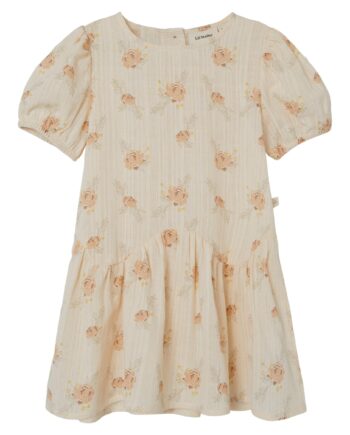 Lil Atelier Hessana Loose Dress Turtledove 92 Cm