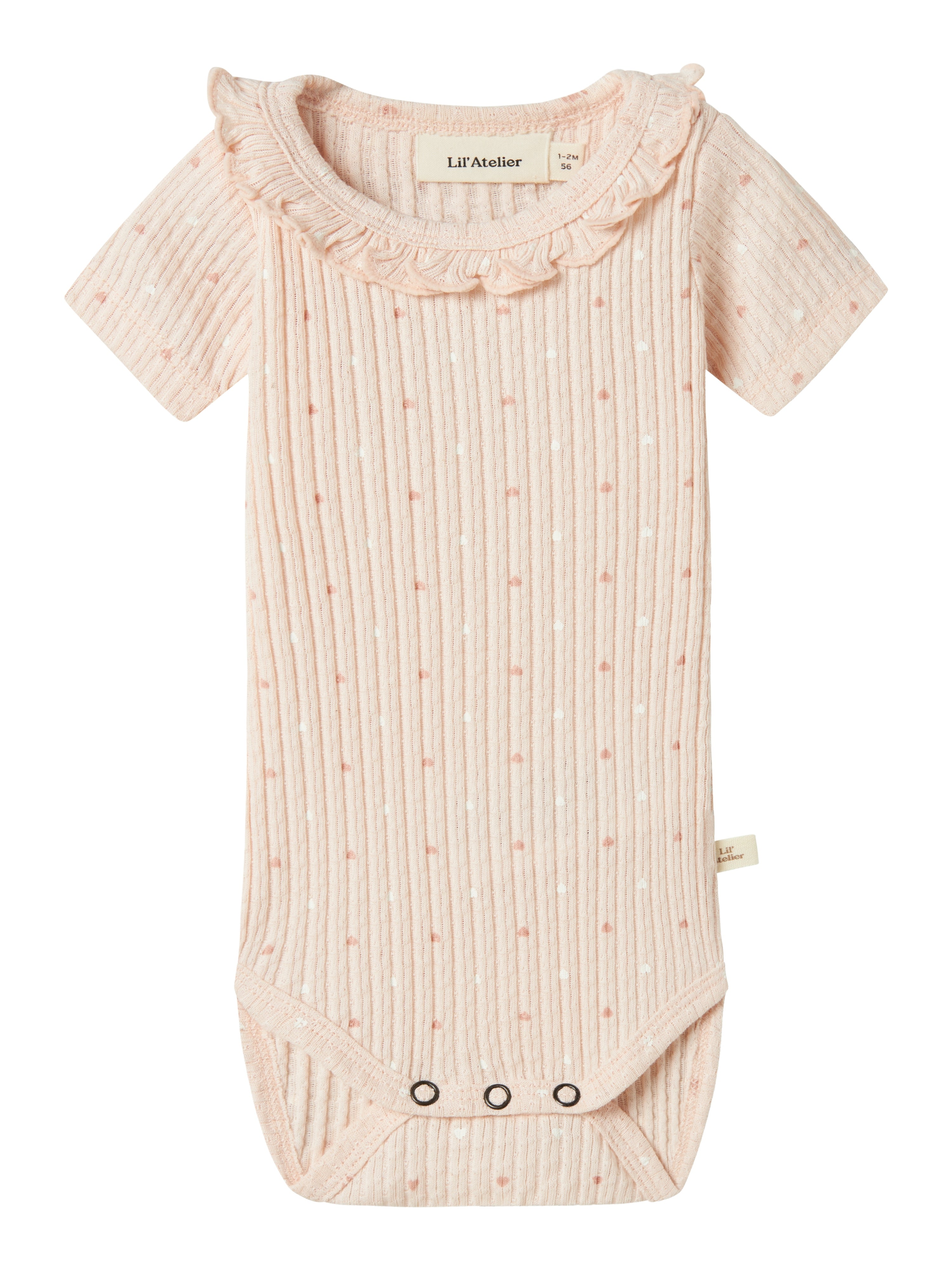 Lil Atelier Hulla Hua Ss Slim Body Peach Whip 56 Cm