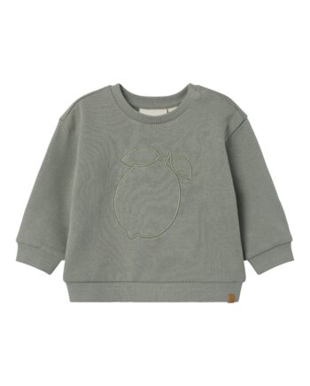 Lil Atelier Jobo Nuo Loose Sweat Shirt Forest Fog 56 Cm