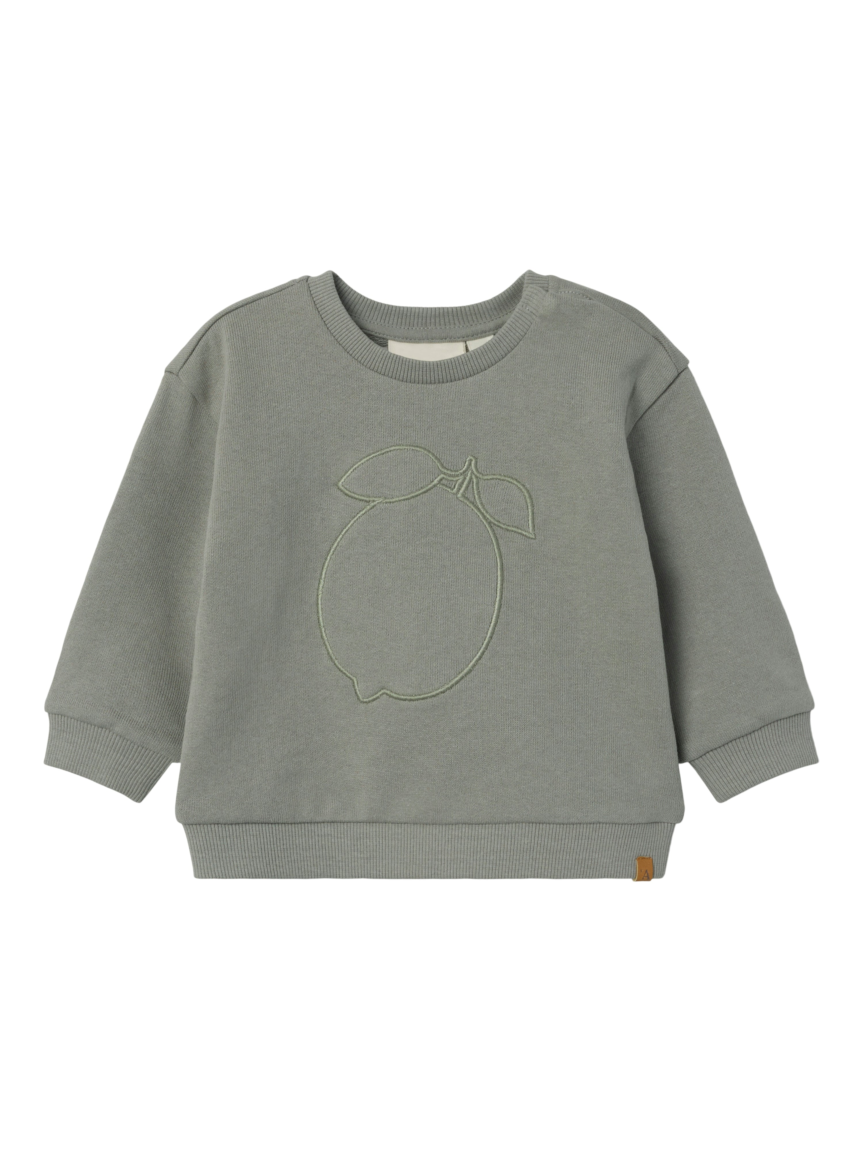 Lil Atelier Jobo Nuo Loose Sweat Shirt Forest Fog 56 Cm