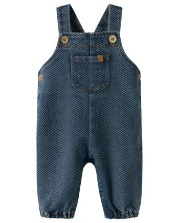 Lil Atelier Keifer Loose Denim Overall Medium Blue Denim 56 Cm