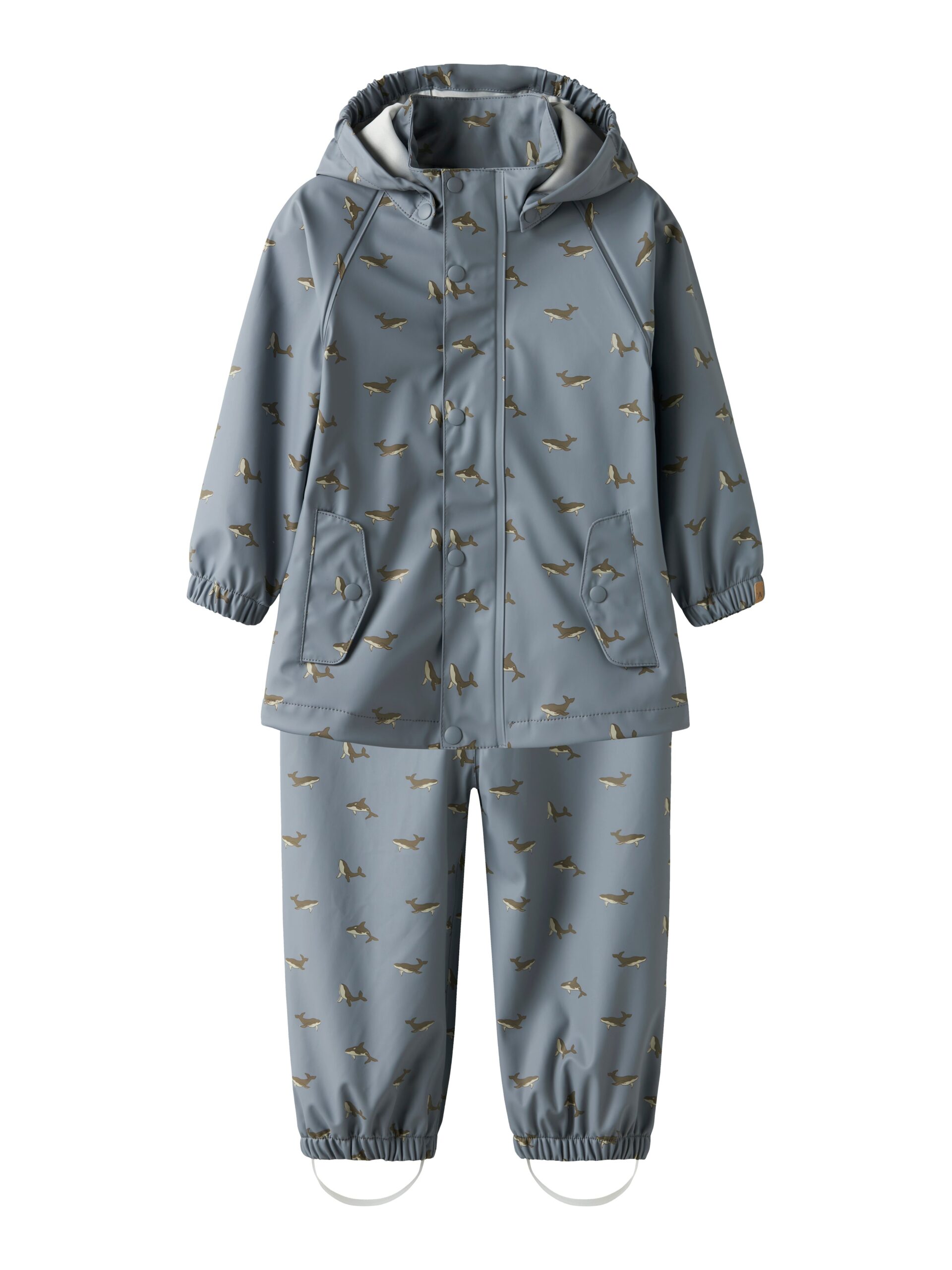 Lil Atelier Ladry10 Rain Set Tradewinds Whale 92