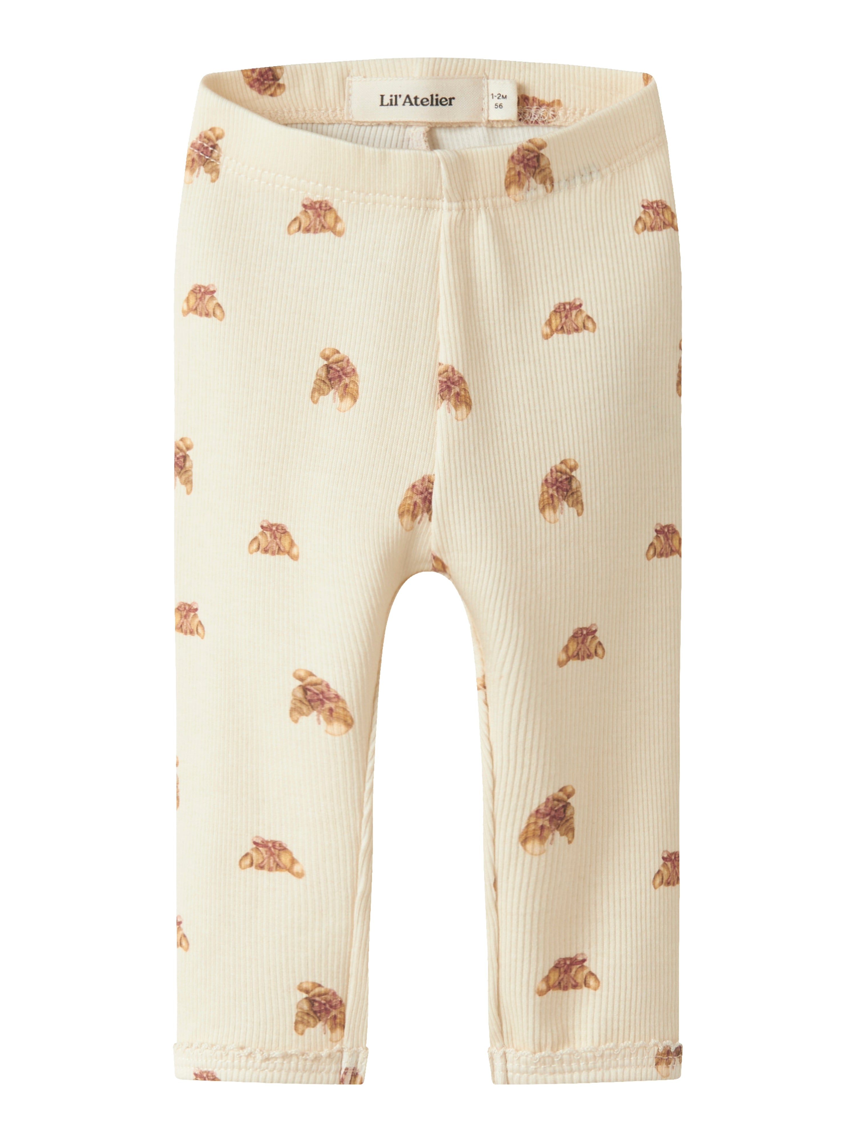 Lil Atelier Lavo Eki Leggings Turtledove Croissant 56 Cm