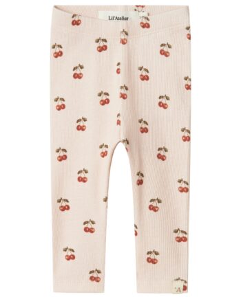 Lil Atelier Lavo Elf Leggings Noos Silver Peony Cherry 56 Cm