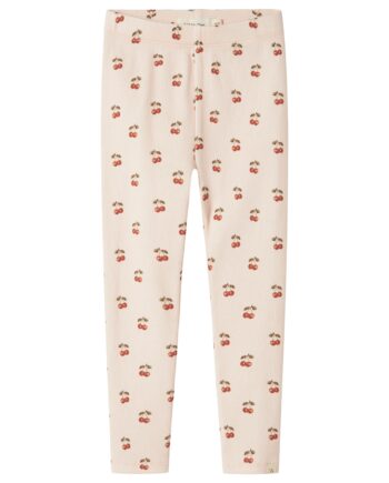 Lil Atelier Lavo Elf Leggings Silver Peony Cherry 92 Cm