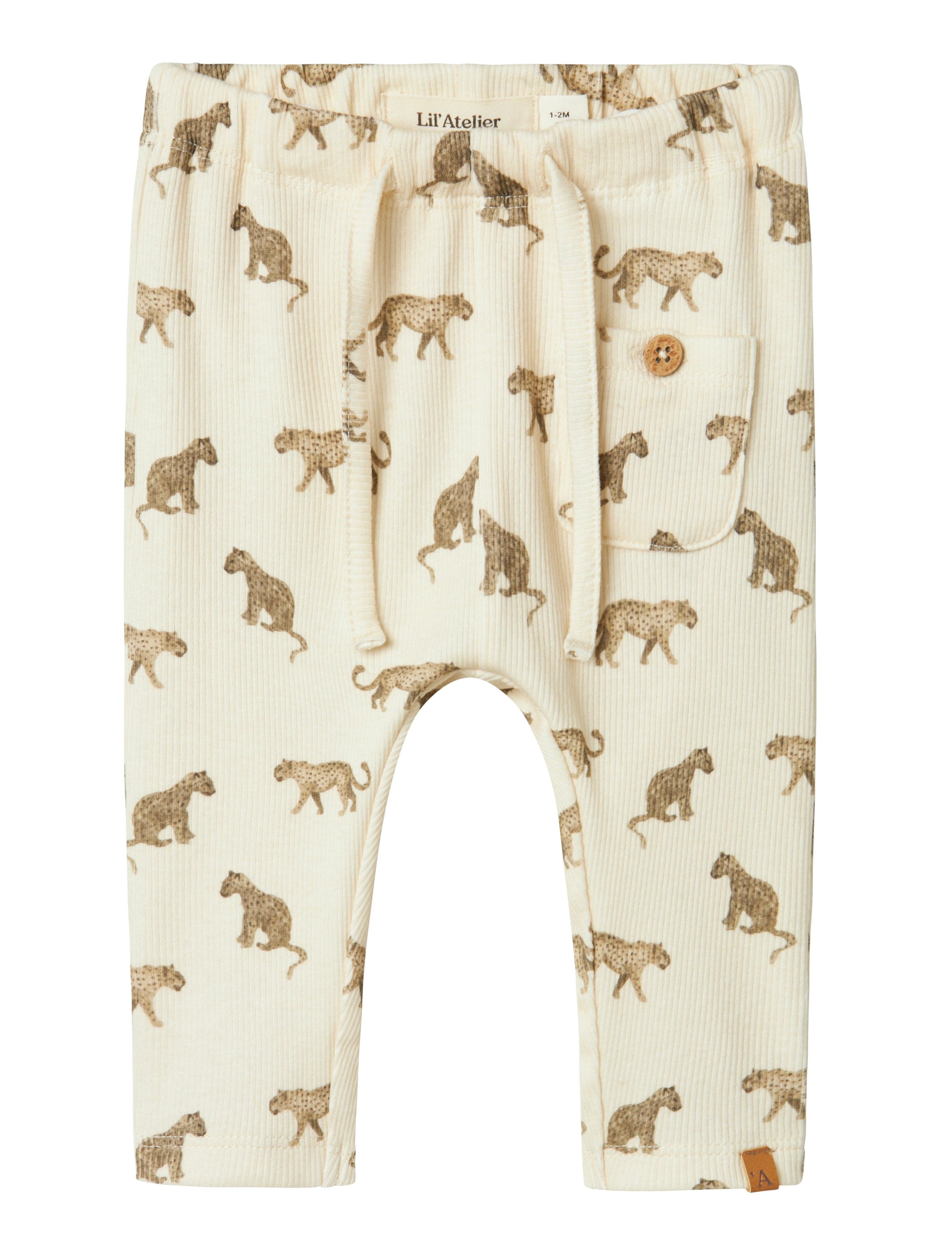 Lil Atelier Lavo Elf Loose Pants Turtledove 56 Cm