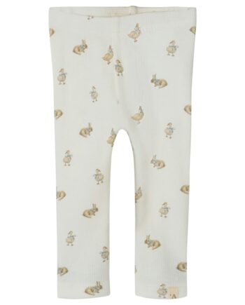 Lil Atelier Lavo Emo Leggings Coconut Milk 56 Cm