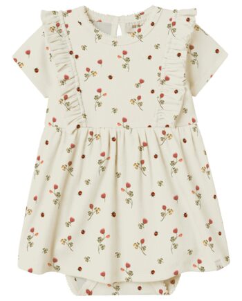 Lil Atelier Lavo Ena Ss Bodydress Turtledove 56 Cm