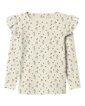 Lil Atelier Lavo Eve Slim Top Turtledove Clover 92 Cm