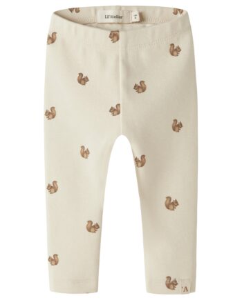 Lil Atelier Layo Kim Slim Leggings Noos Turtledove Squirrel 56 Cm