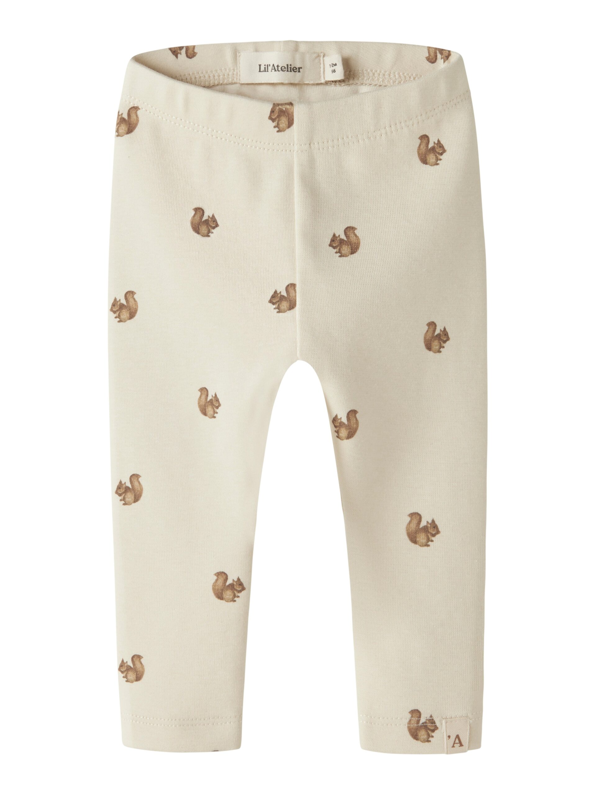 Lil Atelier Layo Kim Slim Leggings Noos Turtledove Squirrel 56 Cm