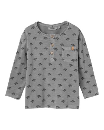 Lil Atelier Liam Loose Shirt Quiet Shade 92 Cm