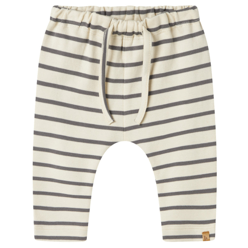 Lil Atelier Limia Loose Pants Turtledove Poppy Seed 56 Cm