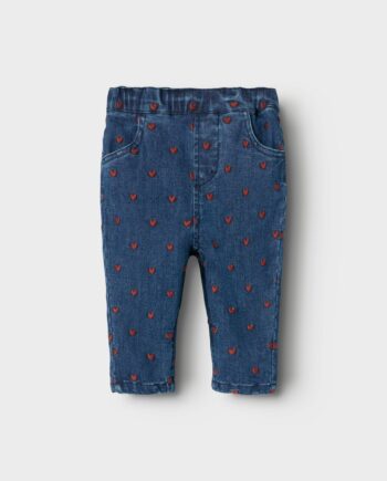 Lil Atelier Liva Loose Jeans Dark Blue Denim 56 Cm