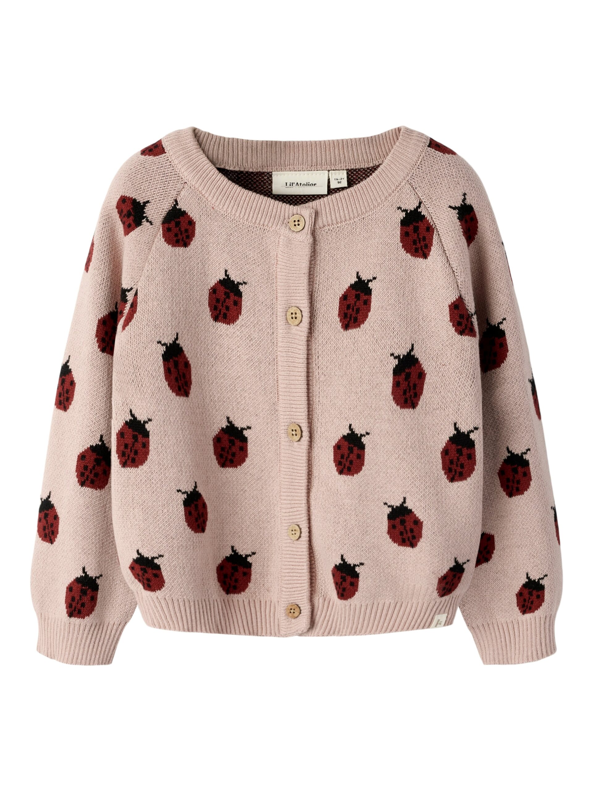 Lil Atelier Lulio Knit Cardigan Noos Misty Rose 92 Cm