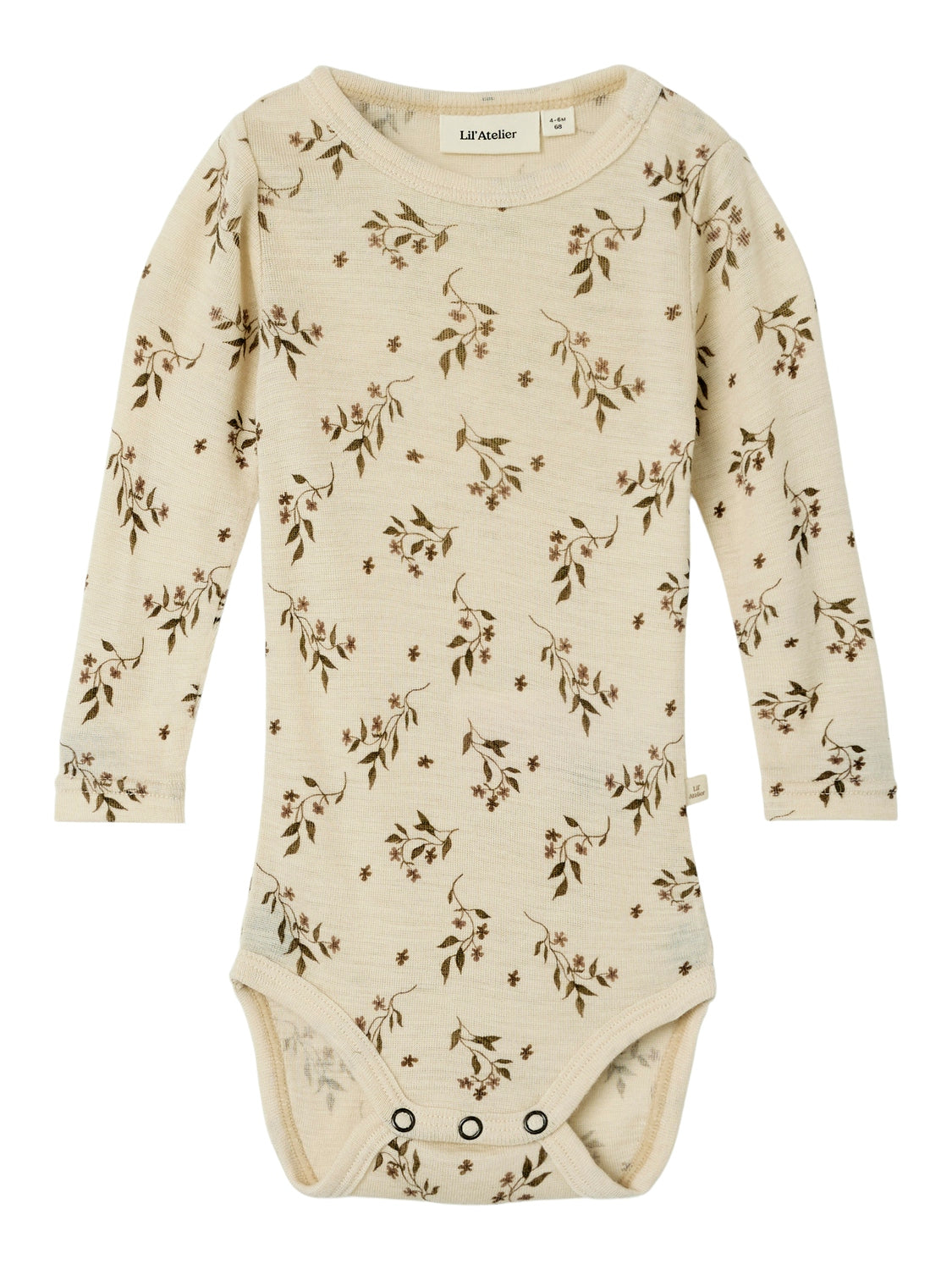 Lil Atelier Nimo Wool Body Sandshell 56 Cm