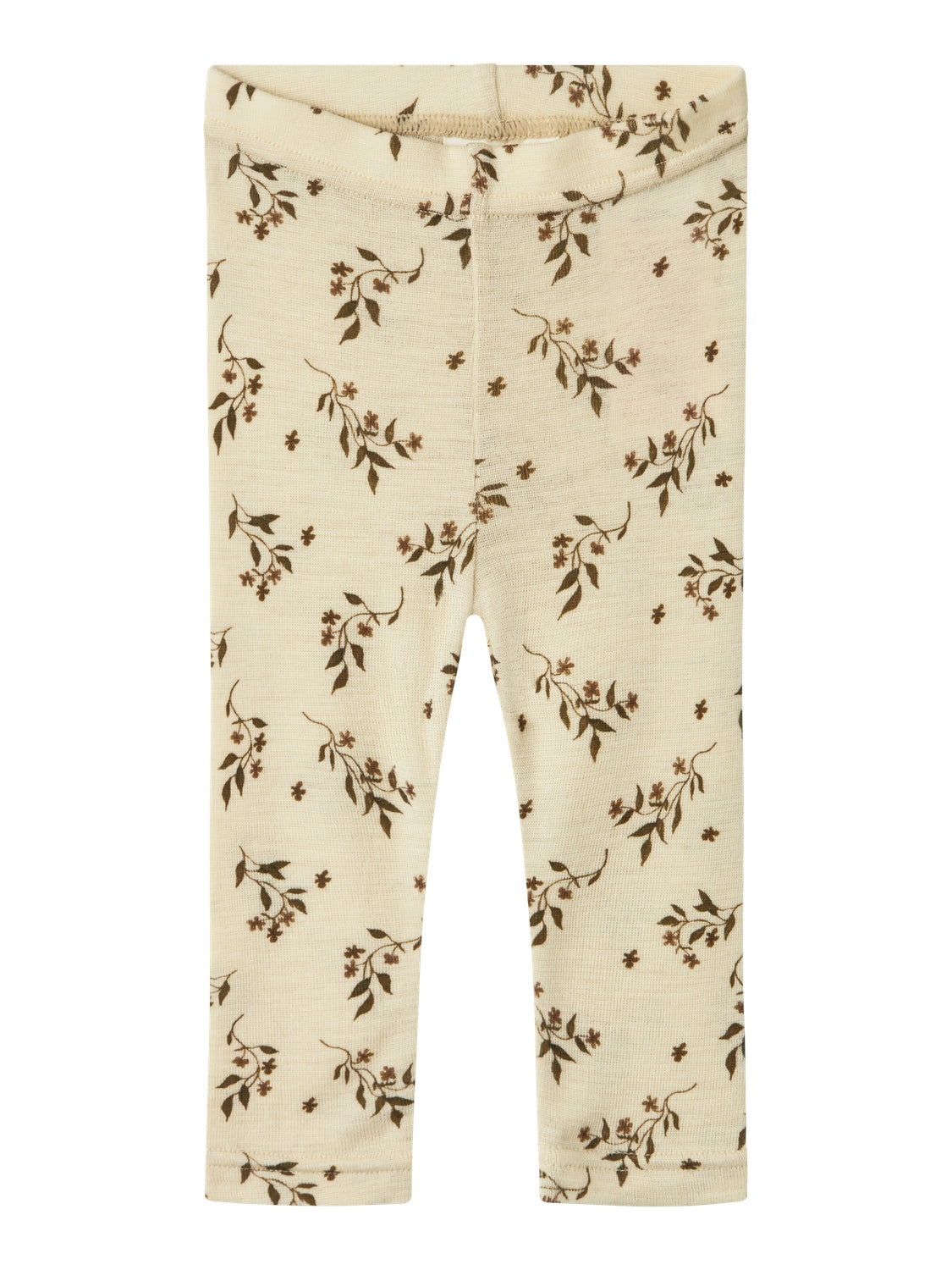 Lil Atelier Nimo Wool Leggings Sandshell 56 Cm